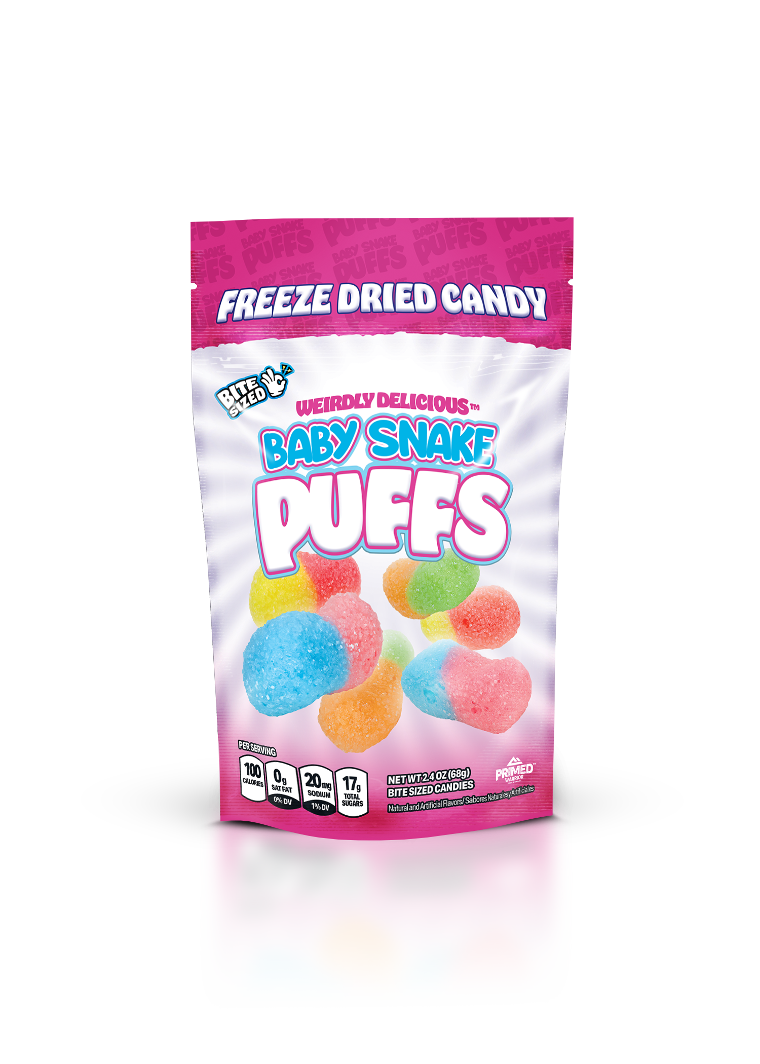 COMING SOON! Freeze-Dried Candy: Baby Snake Puffs